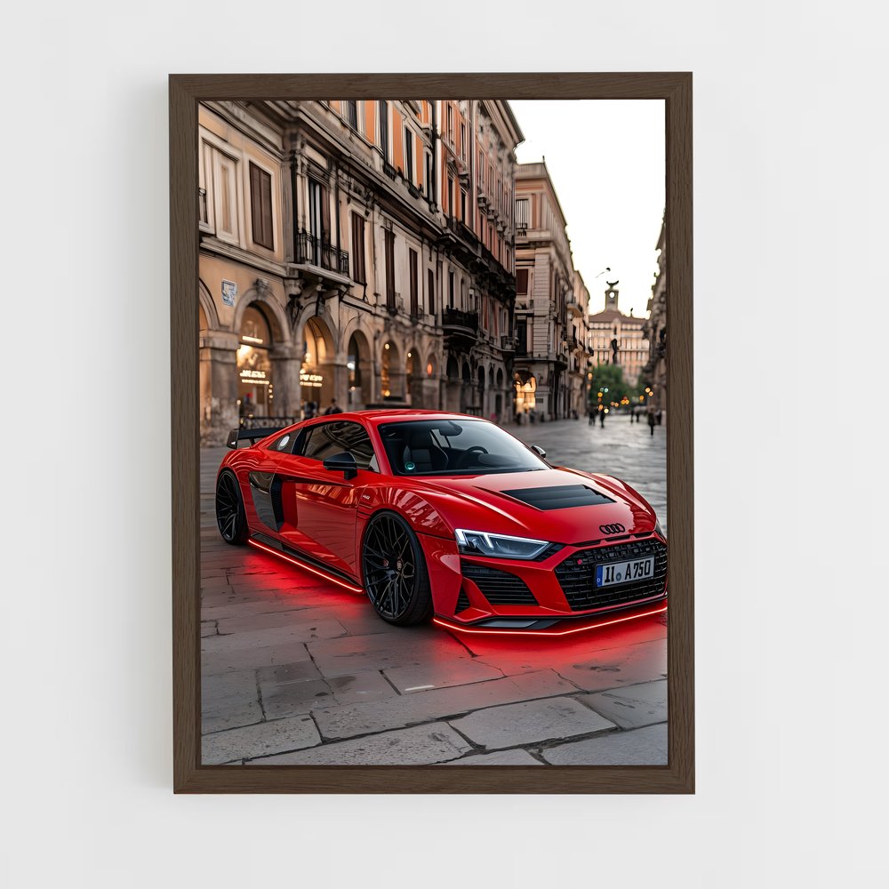 Poster Vitesse Élégante – affiche Audi (vue 5)